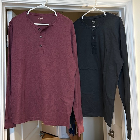 J. Crew Factory Other - J Crew Factory Buttoned Henley Shirt BUNDLE (2)